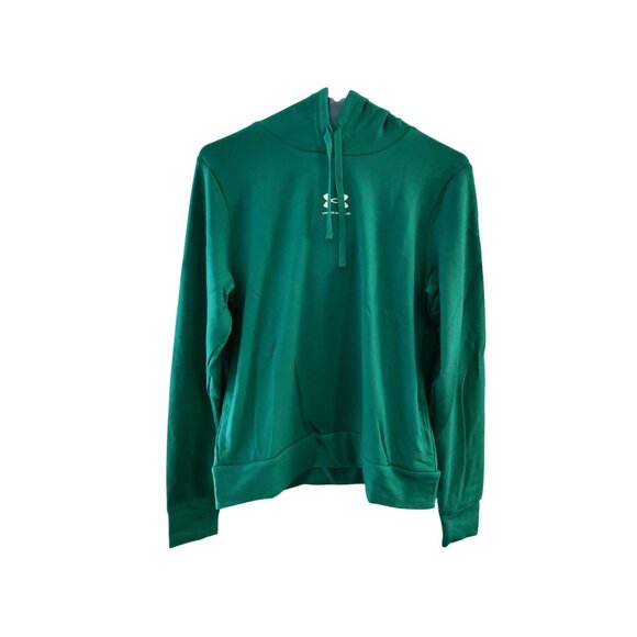 Under Armour Teal Lightweight Loose Fit Hoodie XS Cotton/Polyester Blend - Picture 4 of 9